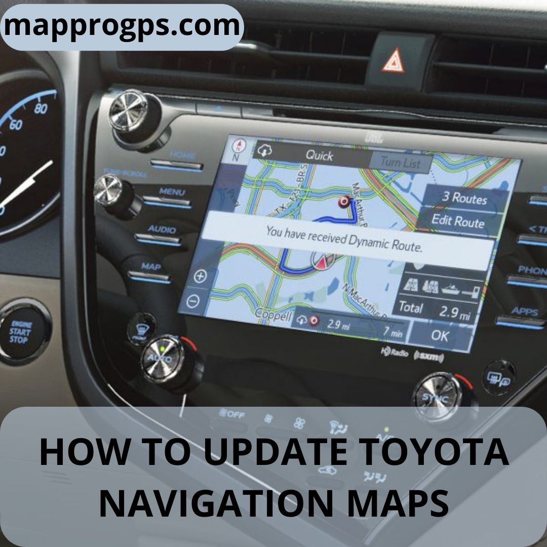 how to update toyota navigation maps