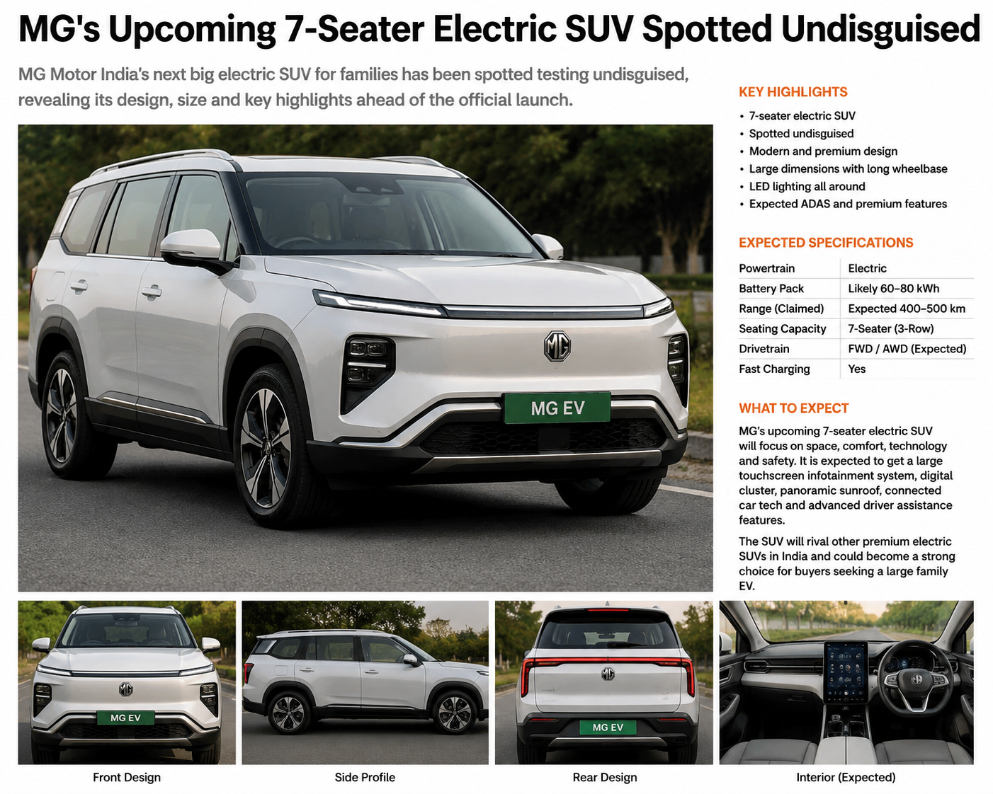 7-Seater Electric SUV
